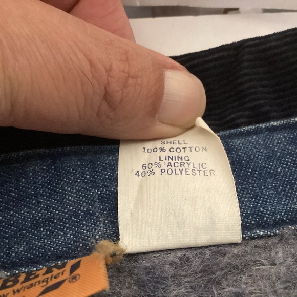 Big Ben Vintage Blanket lined Denim barn chore Utility Jacket mens 48 Long - Picture 7 of 15